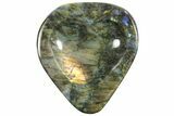 Flashy Labradorite Heart-Shaped Dish - #120737-1